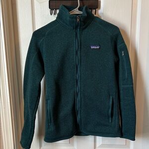 Patagonia Teal Zip-Up Fleece Jacket